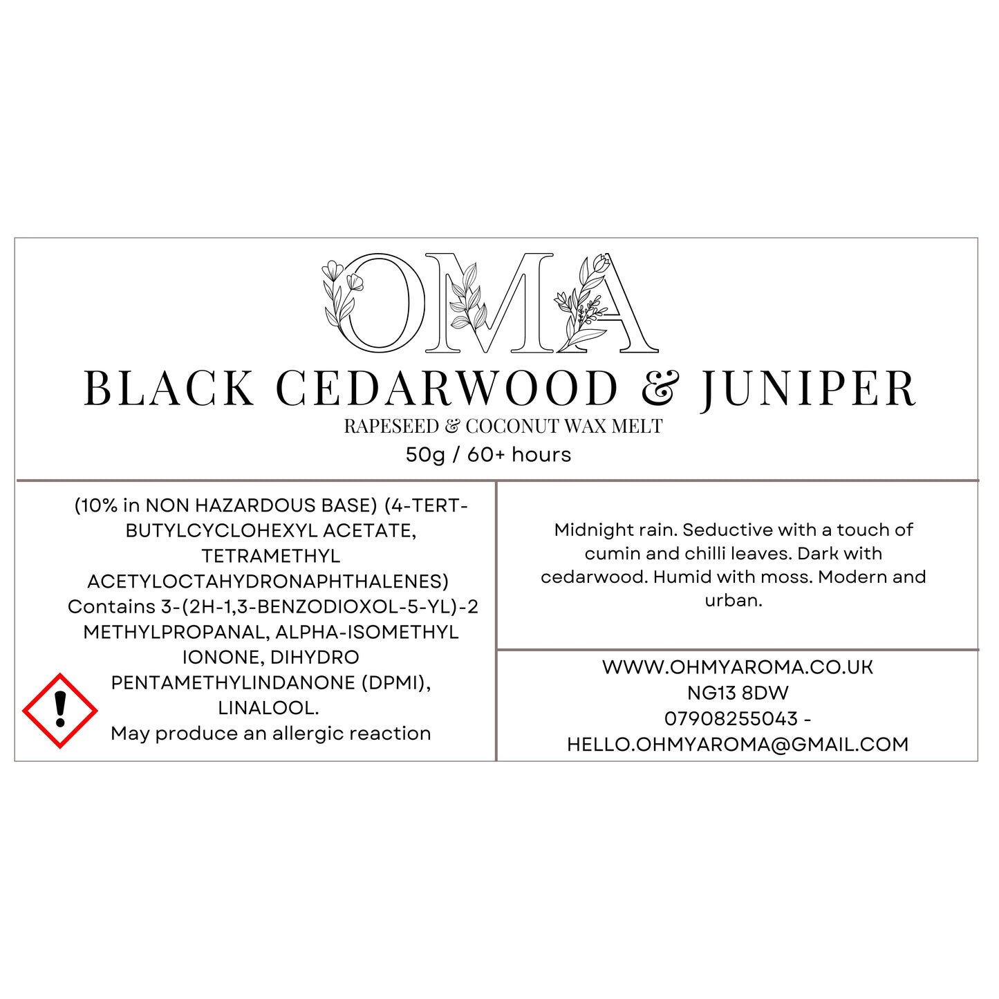 Black Cedarwood & Juniper