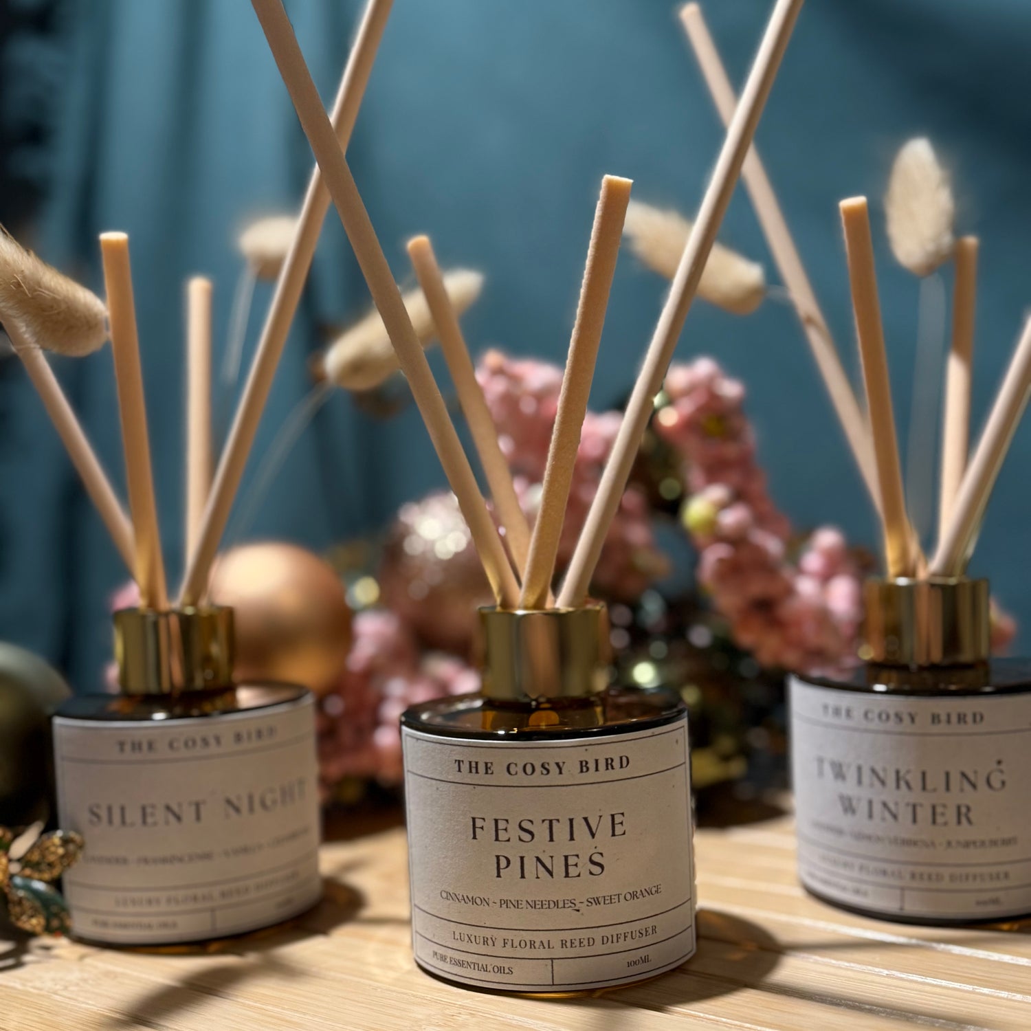 A Cosy Christmas Collection | Natural Essential Oil Candles, Wax Melts & Diffusers