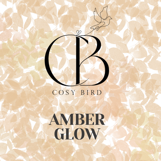 Amber Glow Wax Melts – Glowing & Harmonious Sweet Orange, Cypress, Cedarwood Atlas, Benzoin, and Geranium for a Cosy Home Scent