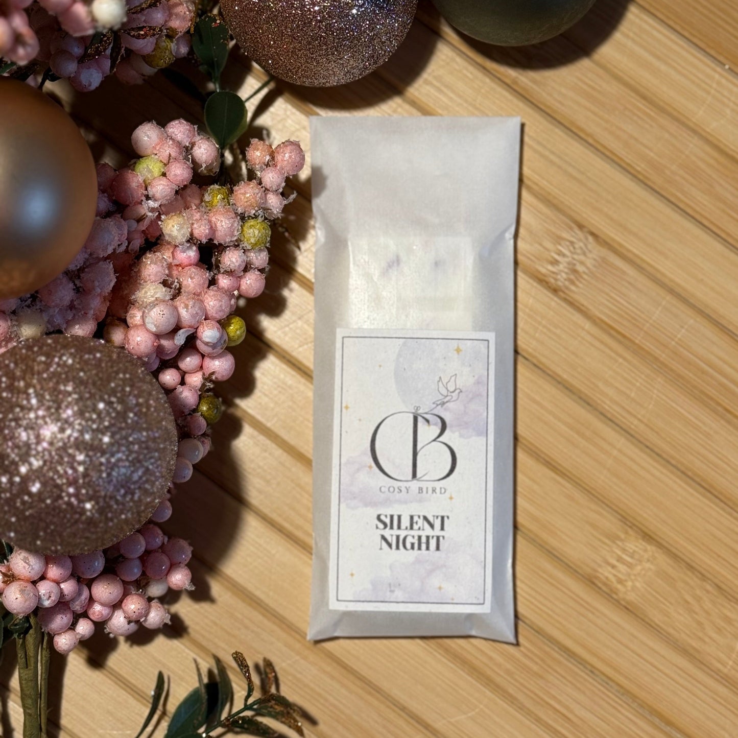 Silent Night Wax Melts – Calming Lavender, Frankincense, Vanilla, and Cedarwood