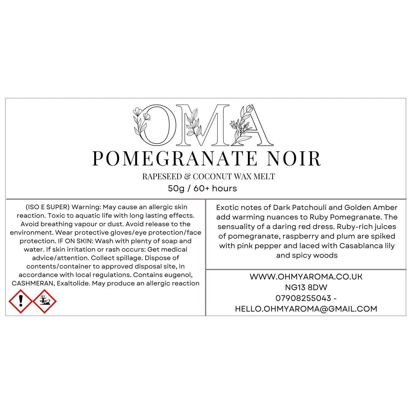 Pomegranate Noir