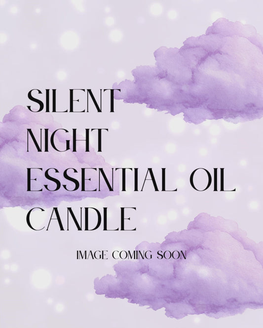 Silent Night Candle – Calming Lavender, Frankincense, Vanilla, and Cedarwood for a Peaceful Winter Ambience